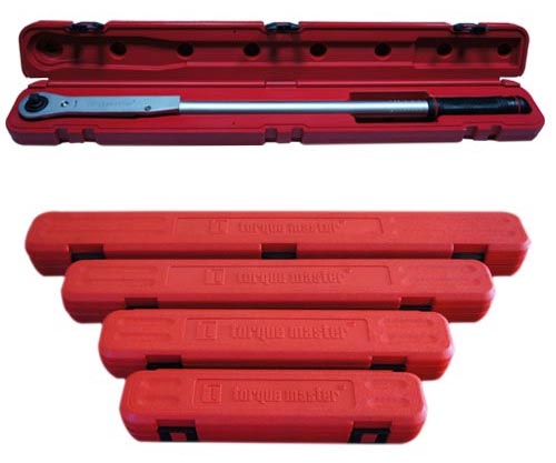Torque Master professional series torque wrenches in blow-moulded cases